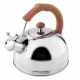 Чайник металлический со свистком 2,5л пластиковая ручка арт.507KH
