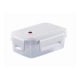 Контейнер прямоугольный Aroma Premium 0,5л белый прозрачный арт.00372-540-00