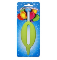 Свеча тортовая цифра 0 арт.3100