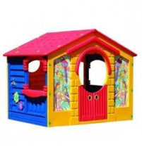 Домик детский с рисунком Marian Plast оранжевый
