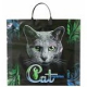 Пакет с пластмассовыми ручками 38*35+10 (110)  Cat mysterious арт.ПЛР14917