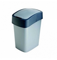 Контейнер для мусора FLIP BIN 10л серебристый /голубой арт.02170-734-00