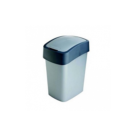 Контейнер для мусора FLIP BIN 10л серебристый /голубой арт.02170-734-00