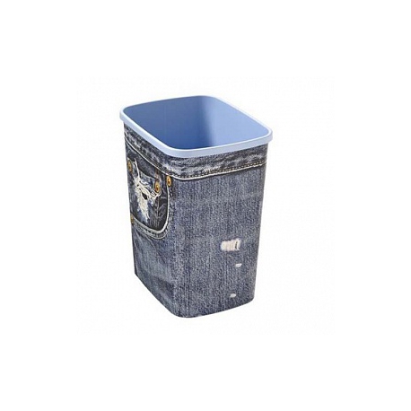 Контейнер для мусора без крышки 25л. FLIP BIN Jeans арт.02174-J20-01