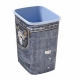 Контейнер для мусора без крышки 25л. FLIP BIN Jeans арт.02174-J20-01