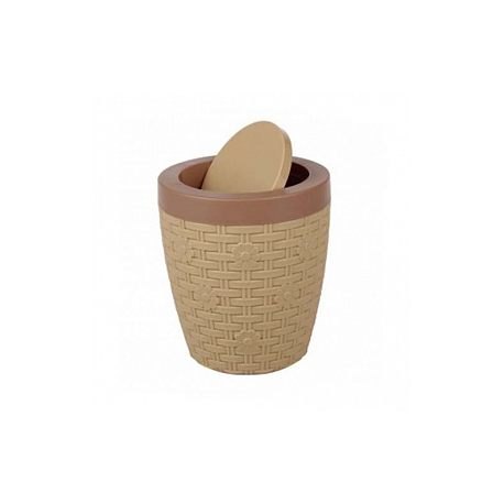 Контейнер для мусора Плетенка 1,5л арт.М2356