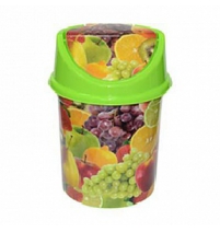 Контейнер с подвижной крышкой 8л Фрукты арт.0408/85/95