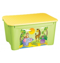 Ящик для игрушек с аппликацией, 555*390*290 мм, Арт.С13776
