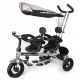 Велосипед трехколесный для двух детей Small Rider Platinum Alt