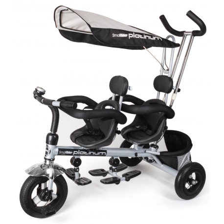 Велосипед трехколесный для двух детей Small Rider Platinum Alt