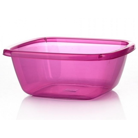 Таз квадратный прозрачный 9,5л арт.10128