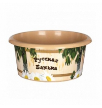 Таз Русская банька 10л. (уп.10) арт.М2554