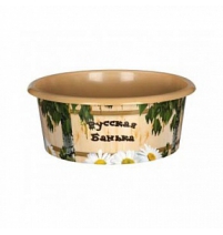 Таз Русская банька 15л. (уп.10) арт.М2557