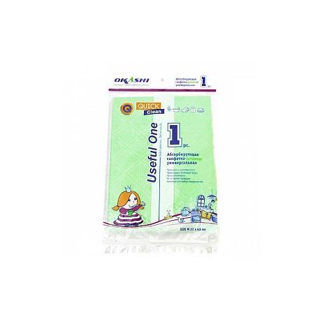 Абсорбирующая салфетка-деликат универсальная 32*43 Useful One (L) 1 шт. арт.SU0401