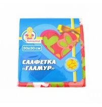 Салфетка от пыли 30*30 микрофибра с рисунком арт.Е-487