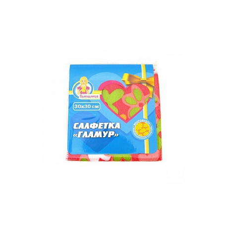 Салфетка от пыли 30*30 микрофибра с рисунком арт.Е-487