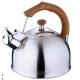 Чайник металлический со свистком 4.8л (нжс, пластиковая ручка, свисток) арт.5075KH
