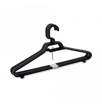 Вешалка для легкой одежды "Casual-3" черная 3шт арт.ПЦ1880