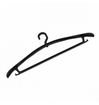 Вешалка с поворачивающимся крючком и подплечниками р-р 52-54 цвет черный арт.SK342