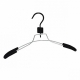 Вешалка-плечики металлическая с широким плечиком и с антискользящим покрытием,41см арт.11-35411-9
