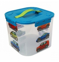 Контейнер для хранения ДЕКО 10л Машинки арт.М 2829М