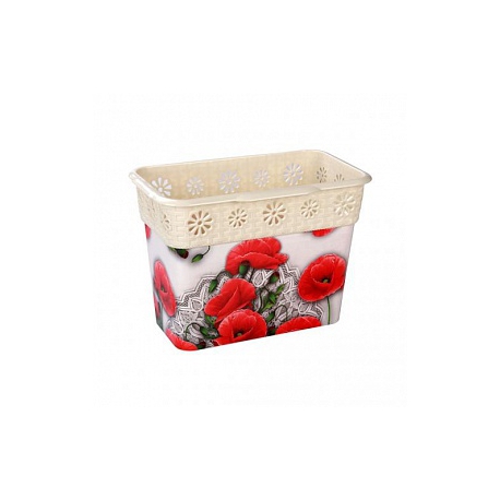 Корзина универсальная Маки 10л.(уп.15) арт.М3399
