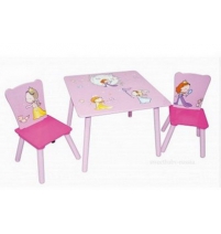 Набор мебели Sweet Baby Duo Little princess (стол+2 стула) арт.265335 