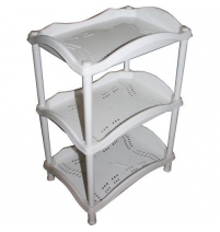 Этажерка "Каскад" 3-х секц. снежно - белый арт.АС 14301000