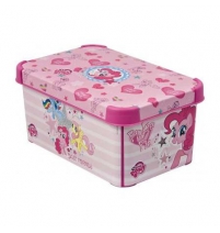 Коробка декоративная Curver Stockholm My Little Pony 295*195*135 мм арт. 04710-L15-00