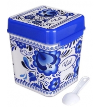 Ёмкость Флорель (чай) 1,2л. с ложкой арт. М4824