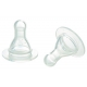  Соска силиконовая классическая, быстрый поток 6+, 2шт Мир Детства Арт. 12017
