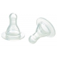  Соска силиконовая классическая, медленный поток 0+, 2шт Мир Детства Арт. 12016