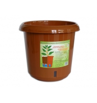 Горшок для цветов d240 с дренажн. решеткой арт.ССП