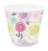 Горшок для цветов "Крит" 200мм Пионы арт.ING46020ПИО