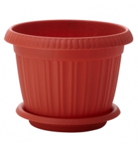 Горшок для цветов Таити D230mm c подставкой №5 арт.ING41023