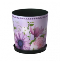 Горшок цветочный Георгины 1,8 л. с под. арт.М2440