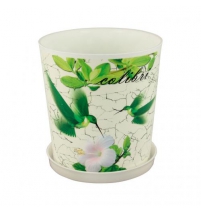 Горшок цветочный Колибри 1,8л с поддоном арт.М1882