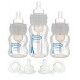 Набор бутылочек с широким горлышком, 1-240 мл, 2-120 мл, + 4 соски, полипропилен Dr. Brown Арт. 430
