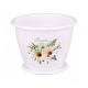 Горшок цветочный Флора (Ромашка) 2л. с поддоном арт.М2691