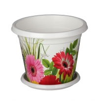 Кашпо для цветов Палитра  2л с поддоном арт.М2402