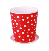 Горшок-Кашпо Горошек 2л.с поддоном арт.М2681