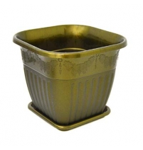 Горшок-кашпо Лозанна 3л квадр. с под.(уп15) арт.М3282