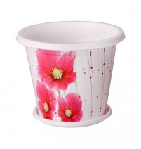 Горшок-Кашпо Маки 5,5л.с поддоном арт.М2655