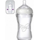 Силиконовая бутылочка 300 мл., быстрый  поток, колпачек. Nuby NT Арт. 67018