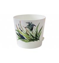 Кашпо НИКА D180мм 2,7л с прикорневым поливом колокольчики арт.М 3078КССП