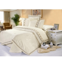 Постельное белье Cleo жаккард/сатин  арт.053-CLJ