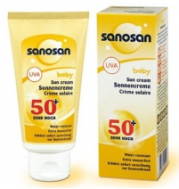 Солнцезащитный крем SPF 50, 75 мл. Sanosan Арт. 89451