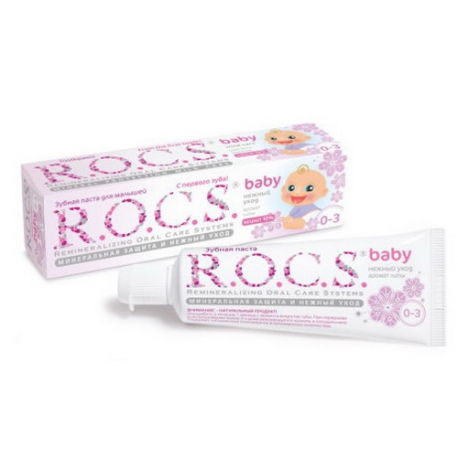 R.O.C.S. Зубная паста для малышей (0-3 лет) Аромат липы 45гр. R.O.C.S. 