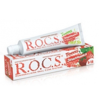 R.O.C.S. Teens Зубная паста для подростков (8-18 лет) Аромат знойного лета, Земляника 74гр. R.O.C.S. 