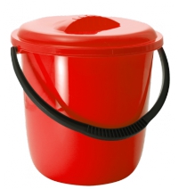 Ведро 10л "НЕО" с крышкой цвета в ассортименте арт.ПЦ3415